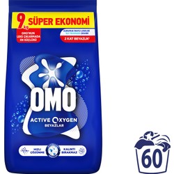 OMO Active Oxygen Beyaz Çamaşırlar İçin Toz Deterjanı  9 KG