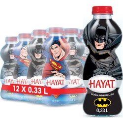Hayat Maskot Su Süperman & Batman 12X330 ml