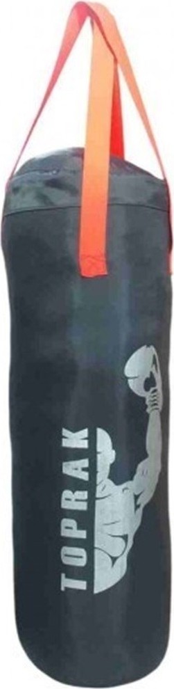 TeknoKapsül Boks Torbası Eldiven ve Karabina Hediyeli Içi Dolu 60X22CM Füme