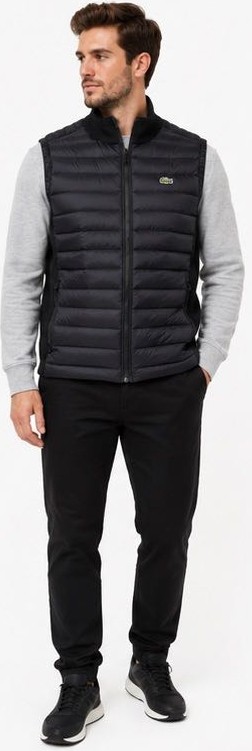 Lacoste Siyah Slim Fit Yelek görsel 3
