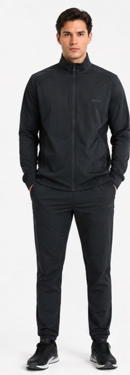 Boss Siyah Regular Fit Eşofman Takımı