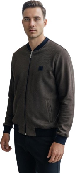 Lacaton Büyük Beden Bebe Yaka Fermuarlı Sweat