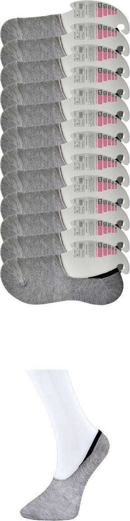 Sungur's Store Gri Kadın Babet Çorap 12 Çift