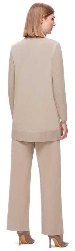 Miss Dalida Kalın Fitilli Dik Yaka Triko Tunik T25K-6014 görsel 4