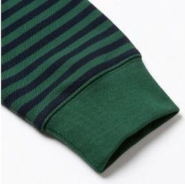 Lacoste Bisiklet Yaka Nefti Regular Fit Çizgili görsel 2