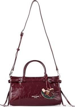 1001 Suni Deri Polyester, Koyu Kırmızı, 29X17X11 görsel 2