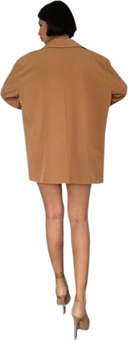 TeknoKapsül Oversize Ceket - Taba görsel 2