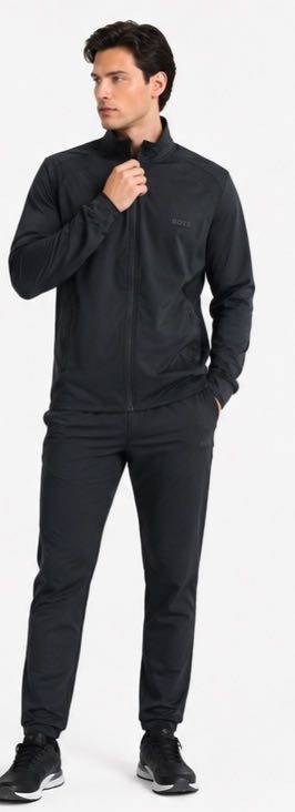 Boss Siyah Regular Fit Eşofman Takımı görsel 2