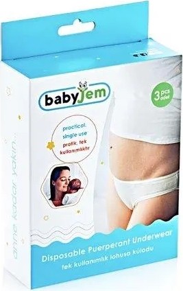 Babyjem Atılabilir Lohusa Külodu 3lü 535 görsel 3