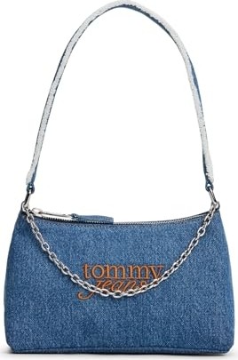 1001 Tjw Cool Denım Shoulder Bag Kadın Omuz Çantası Mid Denim Os görsel 2
