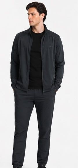 Boss Siyah Regular Fit Eşofman Takımı görsel 3