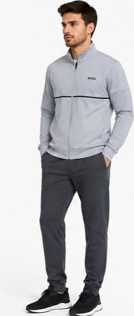 Boss Grafic Gri-Füme Regular Fit Eşofman Takımı