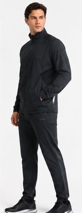 Boss Siyah Regular Fit Eşofman Takımı görsel 5