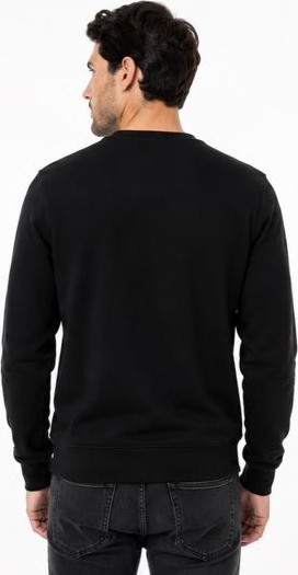 Lacoste Bisiklet Yaka Siyah Regular Fit Erkek Sweatshırt görsel 3