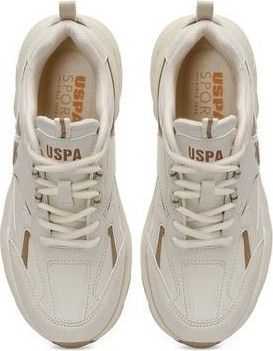 U.S. Polo Assn. Isabella Unisex Spor Ayakkabı Bej görsel 4