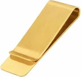 1001 Metal Kağıt Para Tokası Kart Tutucu Klips Cüzdan Ataş Altın 5cm x 1,5cm
