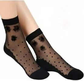 Sockshion Kadın Desenli Tül Çorap 6 Çift görsel 6