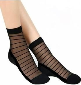 Sockshion Kadın Desenli Tül Çorap 6 Çift görsel 3