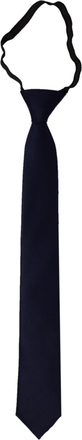 BLC Basic Line Co. Lacivert Renk Lastikli Hazır Bağlanmış 6 cm Genişliğinde Armürlü Kravat görsel 4