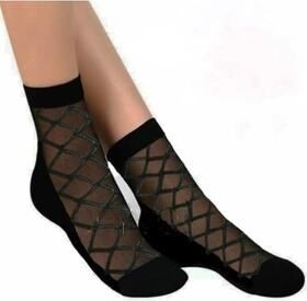 Sockshion Kadın Desenli Tül Çorap 6 Çift görsel 8