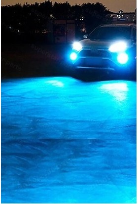 Aras Moto Motosiklet ,otomobil Far Ampülü H4 LED Xenon Buz Mavisi Renk 12/24V-48W(10800 Lümen) 2 Adet_arasmoto