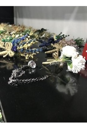 Araslar Beyaz Yaka Çiçeği - Damat Çiçeği - Sağdıç Çiçeği Zincirsizdir