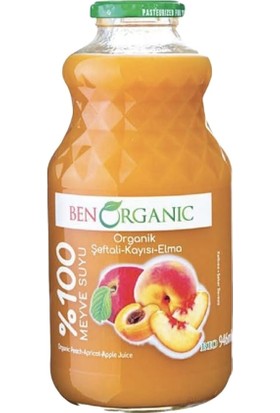 Şeftali Kayısı Elma Suyu 10 Adet x 946 ml | Doğal Meyve Suyu | Serinletici ve Vitamin Kaynağı Içecek