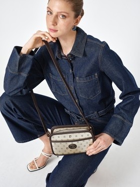 TeknoKapsül Pierre Cardin Altın Çapraz Çanta 05PO25Y1887-MN