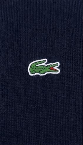 Lacoste Bisiklet Yaka Lacivert Dar Kesim Sweatshırt