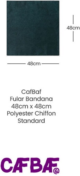CAFBAF Fular Desenli Simli CBFL4898 görsel 3