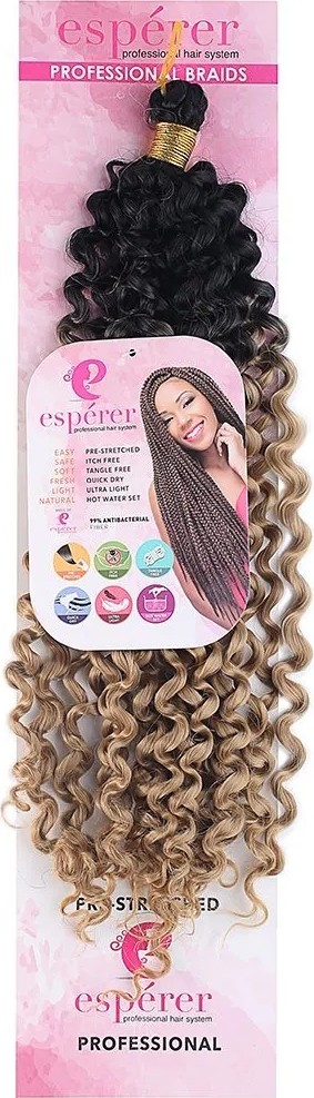 Uravas Store Afro Daası / Siyah Karamel Ombreli görsel 2