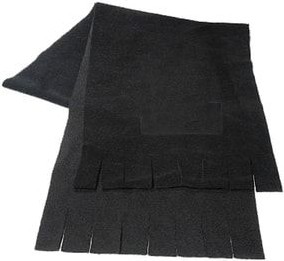 Hintohu Unisex Siyah Polar Kumaş Atkı