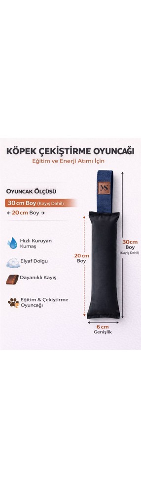 MS Pet Design 2'li Köpek Halat Oyuncagi Seti - Dogal Pamuk,el Yapimi,dis Temizligi Destekli Çekistirme Oyuncag! görsel 7