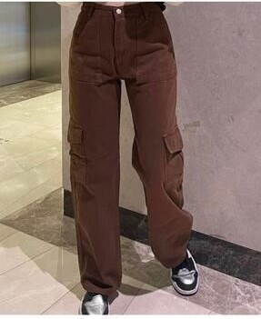 DENİKK Y2K Baggy Fit Mavi Pantolon Erkek Günlük Kullanım İçin Pamuklu Orta Kalınlık görsel 4