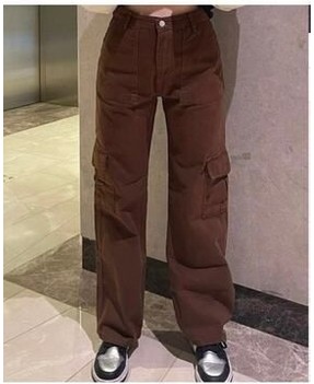 DENİKK Y2K Baggy Fit Mavi Pantolon Erkek Günlük Kullanım İçin Pamuklu Orta Kalınlık görsel 6