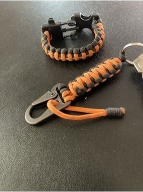 Handmade Paracord Bileklik Anahtarlık Hediye Seti