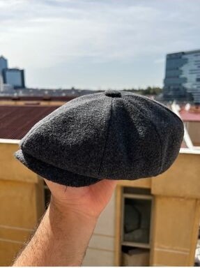Tommy Shelby Peaky Blinderss Kasket Şapka Yünlü Erkekler İçin Şık ve Konforlu Tasarım görsel 4