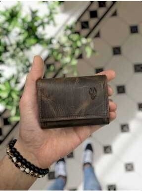 Visso 660 Hakiki Deri Isme Özel Güçlü Mıknatıs Kilitli Akordeon Yelpaze Kartlık Cüzdan - Erkek Kadın Kullanım - (Patentli)