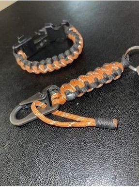 Handmade Paracord Bileklik Anahtarlık Hediye Seti görsel 3