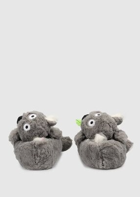 Twigy Kadın Koala-1 Panduf Gri Yumuşak Materyal 36-41 Konforlu Kullanım