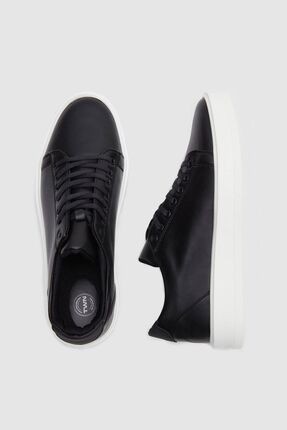 TWN Lacivert Kalın Beyaz Tabanlı Bağcıklı Sneaker Ayakkabi 0EC09ORT0378 görsel 4