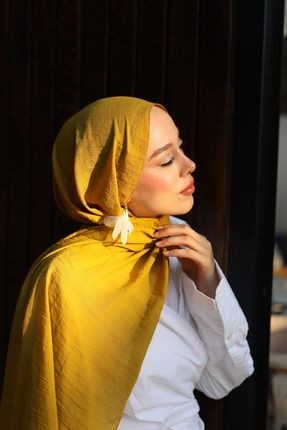 Modakaşmir Neo Pamuk Şal, Yumuşak Dokulu, Duman Renk, Hafif ve Düz Desenli, İlkbahar-Yaz Günlük Kullanım için İdeal görsel 2