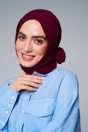 Modakaşmir Neo Pamuk Şal, Yumuşak Dokulu, Duman Renk, Hafif ve Düz Desenli, İlkbahar-Yaz Günlük Kullanım için İdeal