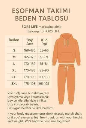 Fors Life Şık Erkek Eşofman Takımı Uzun Kol Günlük Kullanım İçin Düz Desen Yeni Sezon görsel 3
