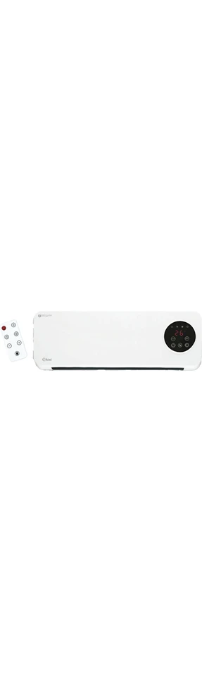Resim Kiwi KHT-8490 Klima Tipi Duvar Tipi Isıtıcı Fan Kumandalı - Dijital Dokunmatik Ekran 2 Kademe Isı Zaman Ayarlı 2000W 