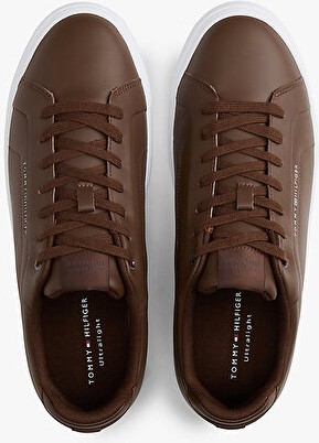 Tommy Hilfiger Erkek Th Icon Court Premium Sneaker görsel 3