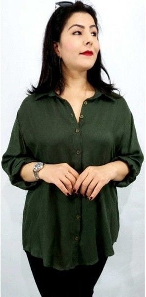 Fahrettin Moda 500 Büyük Beden Gömlek Tunik