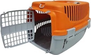 Esranın Dünyası Kedi Köpek Evcil Hayvan Taşıma Çantası Box Çok Fonksiyonlu (Turuncu, Orta) görsel 3