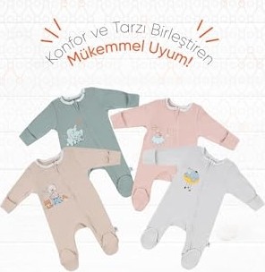 Gezenbebe Hero Uzun Kollu Bebek Tulumu görsel 5