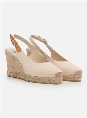 Su Espadril Pippa Ekru Kadın Dolgu Topuklu Espadril
